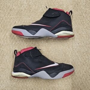 Nike Gary Payton "Glove" Zoom Flight Club Black Red Sz 12